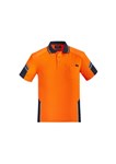 Syzmik Mens Reinforced Squad Polo Shirt Short Sleeve 100 Polyester