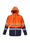 Syzmik Hi Vis 2 in 1 Soft Shell Jacket with Stretch Reflective Tape