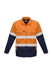 Syzmik Cotton Drill Jacket with 2 Hoop Reflective Tape