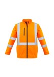 Syzmik Soft Shell Jacket 2 in 1 X Pattern Reflective Tape Orange CF10028