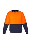 Syzmik Hi Vis Crew Fleece Jumper