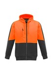 Syzmik Unisex Hi Vis Full Zip Fleece Hoodie