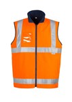 Syzmik Reversible Vest Fleece Lined with 2 Hoop Reflective Tape