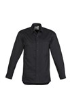 Syzmik Mens Light Weight Tradie Shirt 100 Cotton Long Sleeve