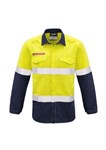 Syzmik Flame Resistant Shirt Lightweight with Reflective Tape Metatech HRC1 ATPV 6cal
