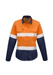 Syzmik Ladies Rugged Cooling Cotton Drill Ripstop Shirt Long Sleeve